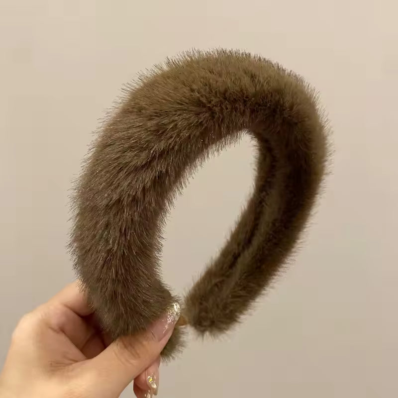 The Cora Faux Fur Head Band
