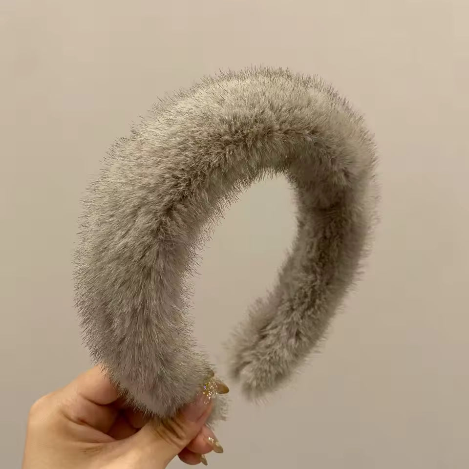 The Cora Faux Fur Head Band