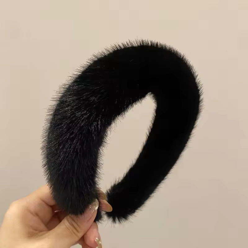 The Cora Faux Fur Head Band